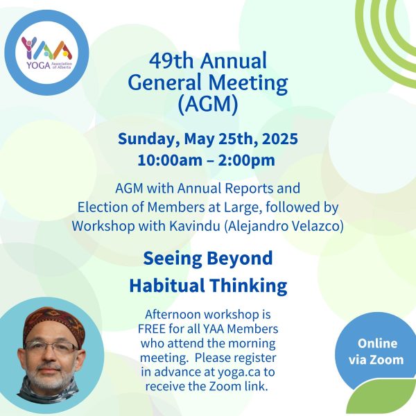 YAA's 49th Annual General Meeting and Free Member Workshop with Kavindu