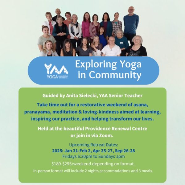 2025 Exploring Yoga in Community - Weekend Retreats w/Anita Sielecki